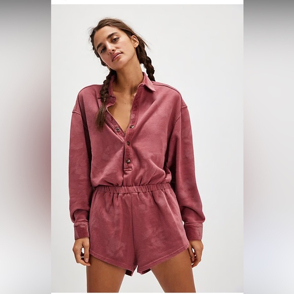 Free People We the Free Carson Washed Romper